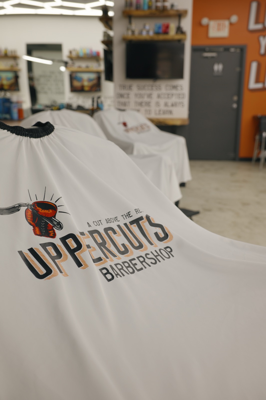 Uppercuts Barbershop cape — A Cut Above The Rest